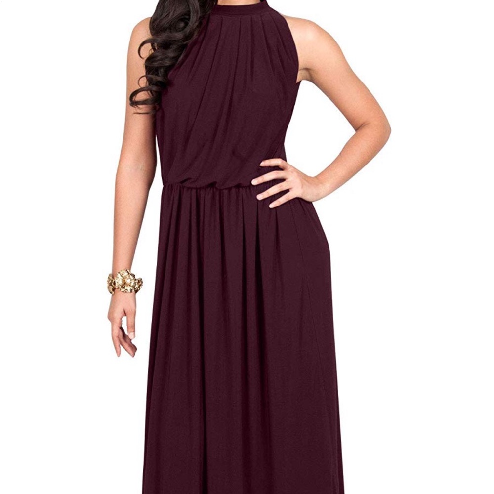 Bridesmaid dress- wine/purple